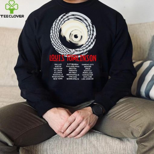 Louis Tomlinson World Tour Swirly Eye 2022 logo T shirt