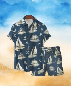 Louis Vuitton Boats Luxury Hawaiian Shirt And Short