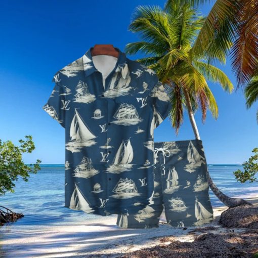 Louis Vuitton Boats Luxury Hawaiian Shirt And Short