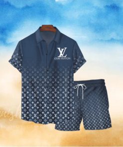 Louis Vuitton Gradient Luxury Hawaiian Set For Summer