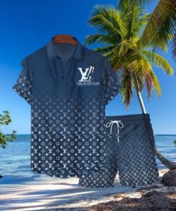 Louis Vuitton Gradient Luxury Hawaiian Set For Summer
