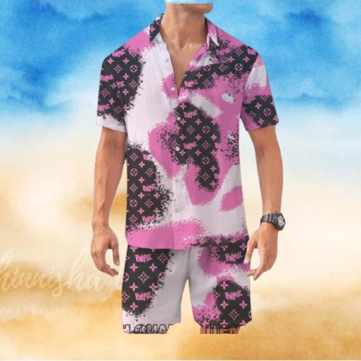 Louis Vuitton Monogram Luxury Hawaiian Set For Summer