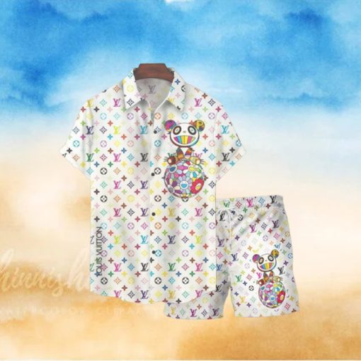 Louis Vuitton Murakami Summer Hawaiian Shirt And Short