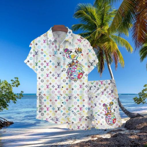Louis Vuitton Murakami Summer Hawaiian Shirt And Short