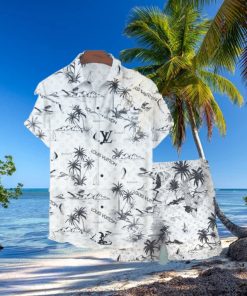 Louis Vuitton Palm Tree Luxury Hawaiian Shirt And Short