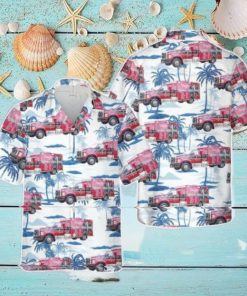 Louisiana City of Bossier City Fire Department EMS Hawaiian Shirt Beach Shirt For Men Women