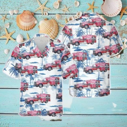 Louisiana City of Bossier City Fire Department EMS Hawaiian Shirt Beach Shirt For Men Women