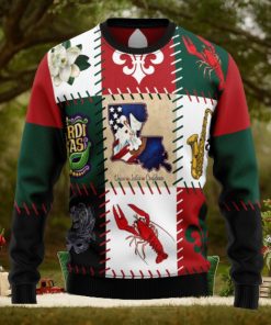 Louisiana Famous Things Ugly Christmas Sweater Thankgiving Gift Men Women