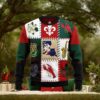 Snoopy Peanuts Christmas Begins With Christ Ugly Sweater