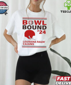 Louisiana Ragin’ Cajuns 2024 Bowl Bound Helmet Shirt