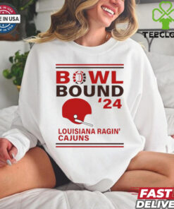 Louisiana Ragin’ Cajuns 2024 Bowl Bound Helmet Shirt