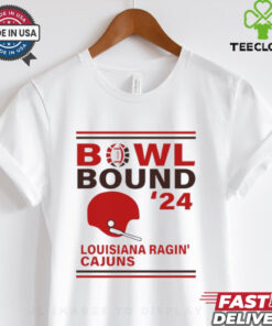 Louisiana Ragin’ Cajuns 2024 Bowl Bound Helmet Shirt