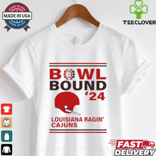 Louisiana Ragin’ Cajuns 2024 Bowl Bound Helmet Shirt