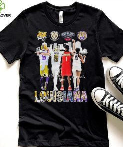 Louisiana Skyline Sports Teams Players 2023 Signatures Shirt