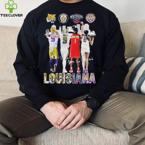 Louisiana Skyline Sports Teams Players 2023 Signatures Shirt