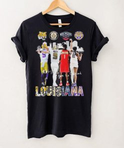 Louisiana Skyline Sports Teams Players 2023 Signatures Shirt