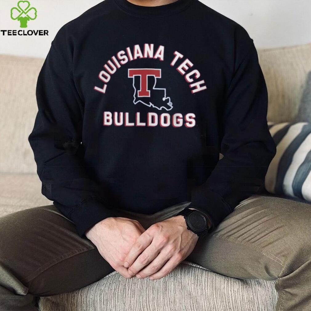 Louisiana Tech Bulldogs Blue Retro Stack T Shirt Louisiana Tech Bulldogs Blue Retro Stack T Shirt