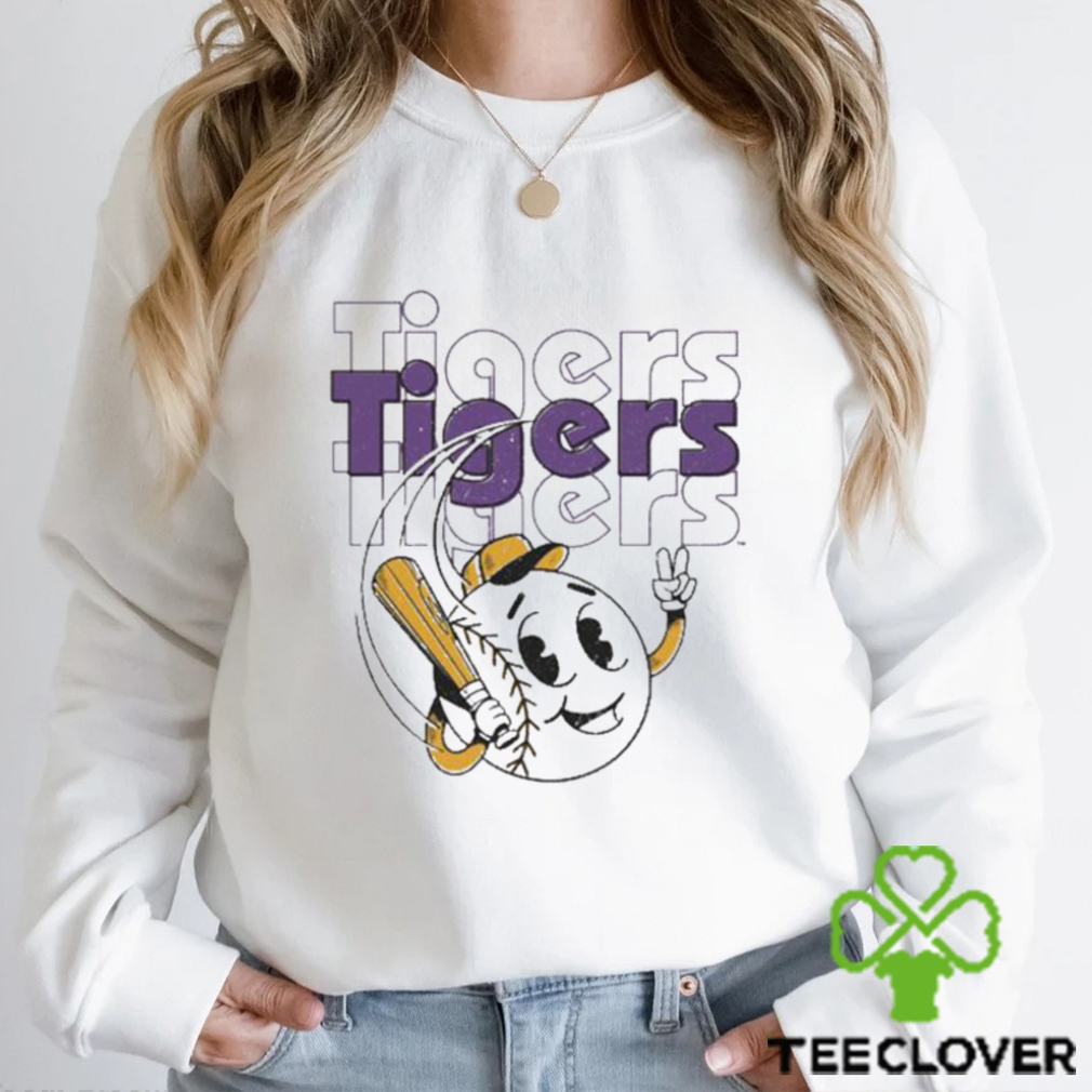 Louisiana state university tigers vintage baseball cartoon 2023 shirt Louisiana state university tigers vintage baseball cartoon 2023 shirt