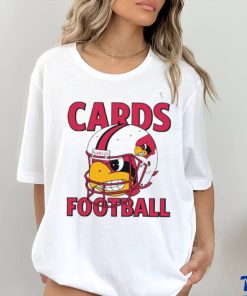 Louisville Cardinals Cards football mascot wear helmet Ringer shirt