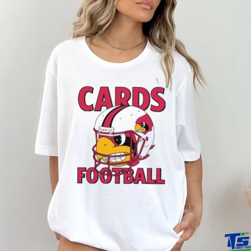 Louisville Cardinals Cards football mascot wear helmet Ringer hoodie, sweater, longsleeve, shirt v-neck, t-shirt