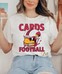 Louisville Cardinals Cards football mascot wear helmet Ringer hoodie, sweater, longsleeve, shirt v-neck, t-shirt