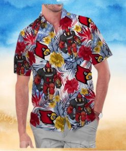 Louisville Cardinals Coconut Aloha Hawaiian Shirt