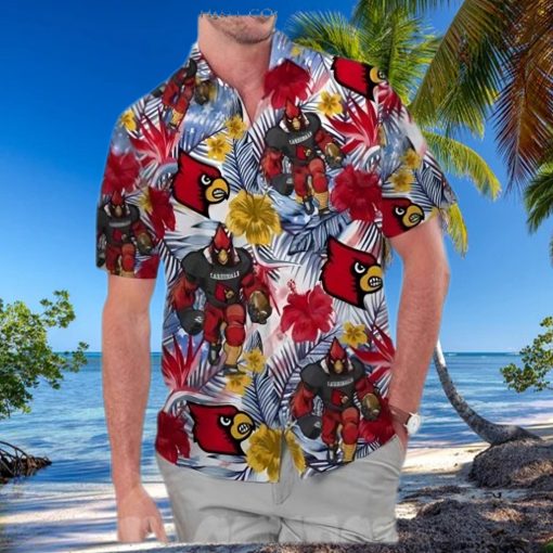 Louisville Cardinals Coconut Aloha Hawaiian Shirt