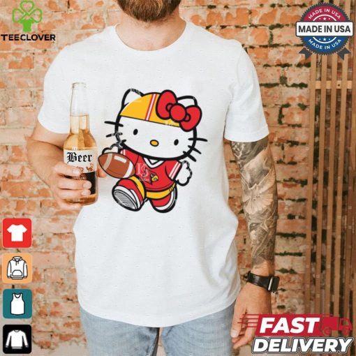 Louisville Cardinals Cute Hello Kitty Football 9 shirt