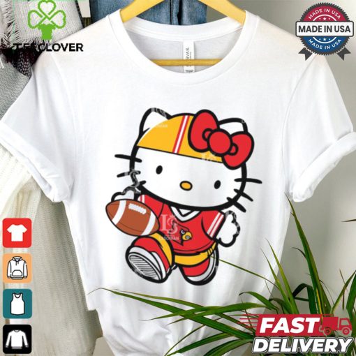 Louisville Cardinals Cute Hello Kitty Football 9 shirt