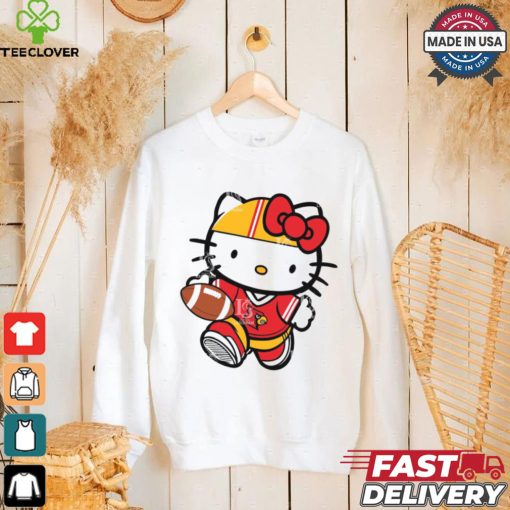 Louisville Cardinals Cute Hello Kitty Football 9 shirt