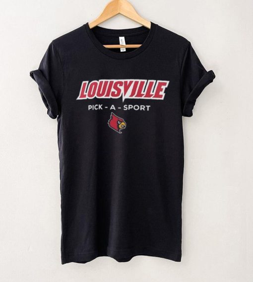 Louisville Cardinals Fanatics Branded Personalized Authentic Pick A Sport T Shirt