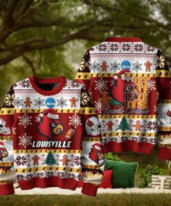 Louisville Cardinals Football They Not Like Us Christmas Ugly Sweater
