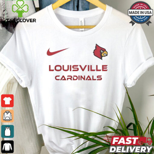 Louisville Cardinals Go Cardinals Nike logo shirt