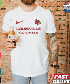 Louisville Cardinals Go Cardinals Nike logo shirt