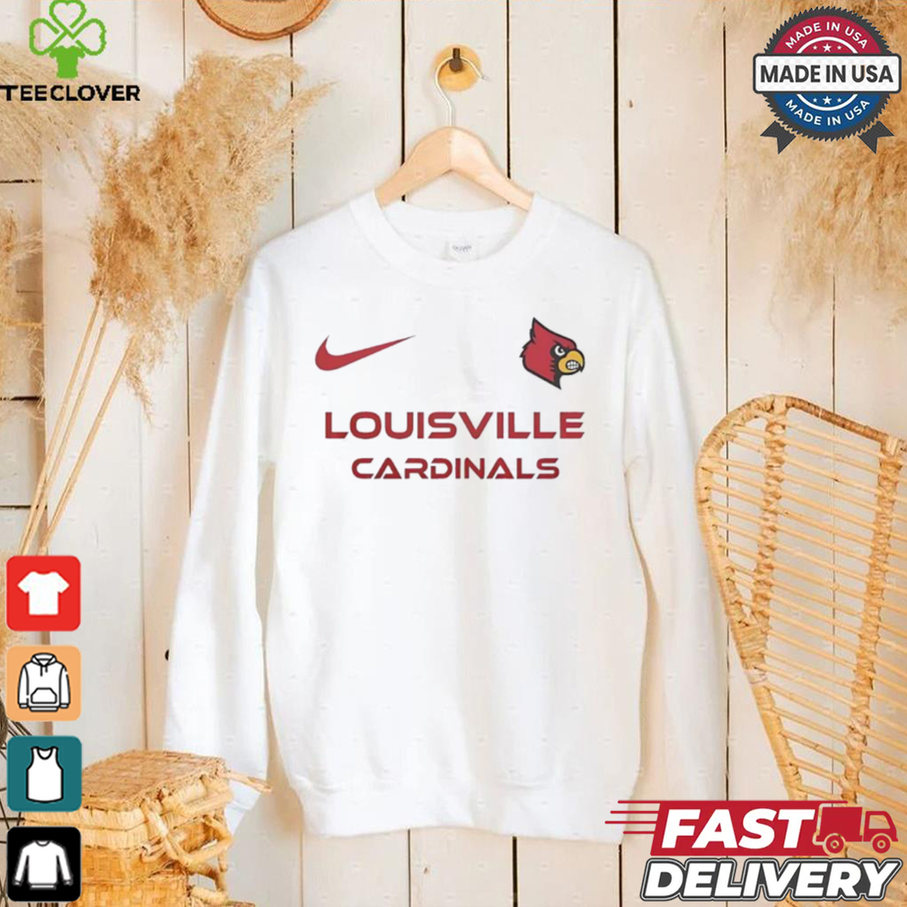 Louisville Cardinals Go Cardinals Nike logo shirt Louisville Cardinals Go Cardinals Nike logo shirt