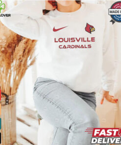 Louisville Cardinals Go Cardinals Nike logo shirt