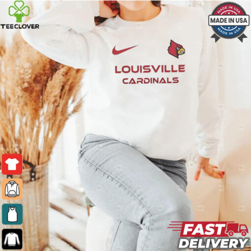 Louisville Cardinals Go Cardinals Nike logo shirt
