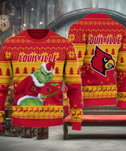 Louisville Cardinals Grinch Ugly Christmas Sweater