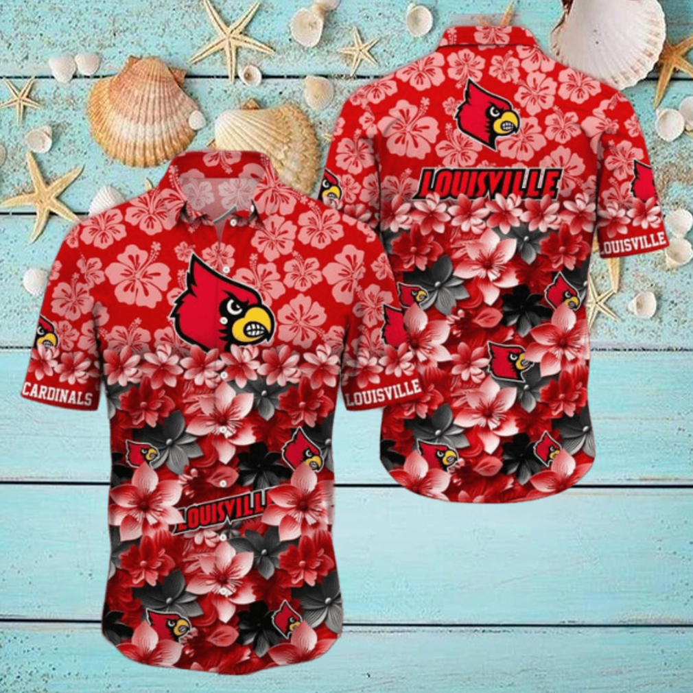Louisville Cardinals NCAA2 Hawaiian Shirt Trending Summer Louisville Cardinals NCAA2 Hawaiian Shirt Trending Summer