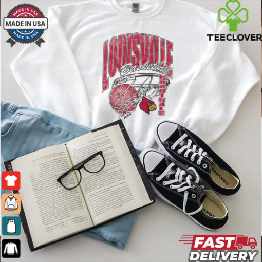 Louisville Cardinals Script Swish T Shirt
