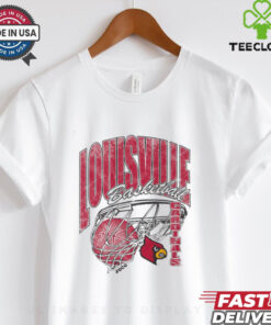 Louisville Cardinals Script Swish T Shirt