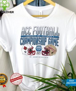 Louisville Cardinals vs Florida State Seminoles ACC Football Helmet Matchup T Shirt