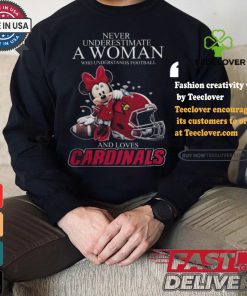 Louisville Cardinals x Minnie Mouse Never Underestimate A Woman Who Understands Football shirt 1 Louisville Cardinals x Minnie Mouse Never Underestimate A Woman Who Understands Football shirt