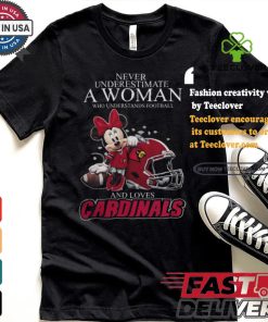 Louisville Cardinals x Minnie Mouse Never Underestimate A Woman Who Understands Football shirt 3 Louisville Cardinals x Minnie Mouse Never Underestimate A Woman Who Understands Football shirt