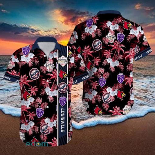 Louisville States Beach Lover Gift Aloha Hawaiian Shirt Sport Teams Summer Gift Shirt