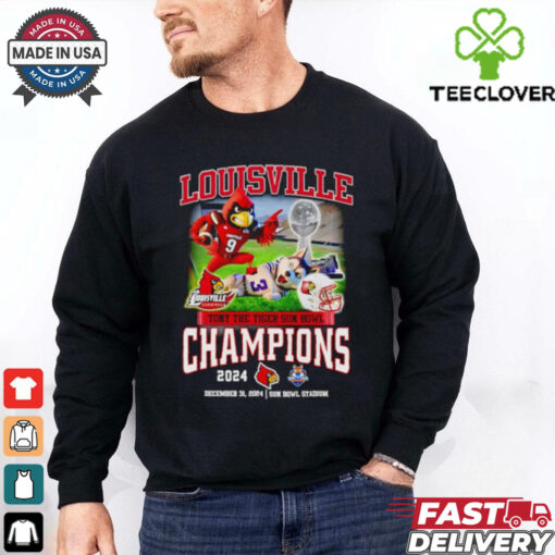Louisville Tony The Tiger Sun Bowl Champions 2024 mascot shirt