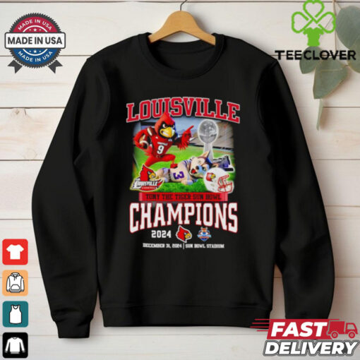 Louisville Tony The Tiger Sun Bowl Champions 2024 mascot shirt