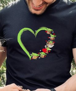 Love Baby Yoda in heart shirt