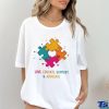 Love Educate Support And Advocate Cute Autism Teacher Shirt