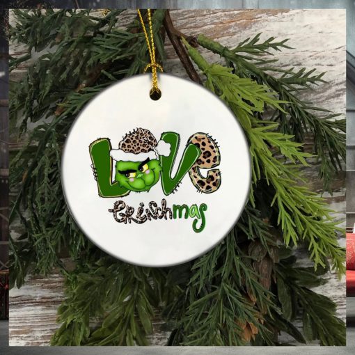 Love Grinchmas Grinch Christmas Tree Ornaments